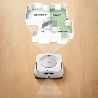 Dweilrobot met Precisiespray en Smart Maps - Voor Efficiënt Schoonmaken in Meerdere Kamers