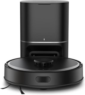 De MMP®Robotstofzuiger met laadstation - Robotstofzuiger - Robotstofzuiger huisdieren - zwart - 33cm x 33cm x 10cm in één oogopslag