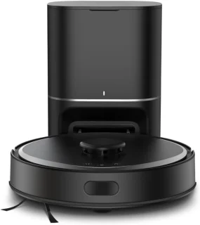 MMP®Robotstofzuiger met laadstation - Robotstofzuiger - Robotstofzuiger huisdieren - zwart - 33cm x 33cm x 10cm