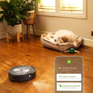 Geavanceerde Robotstofzuiger met WiFi en Slimme Navigatie voor Alle Vloertypes - Ideaal voor Huisdieren
