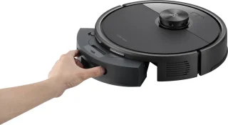 Roborock Robot VC Q7 TF+ Zwart, Dubbel anti-klit systeem, 3 waterdoorstroomstanden, zelfledigend dockingstation