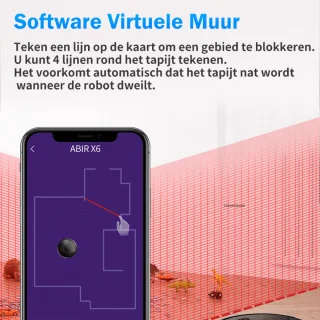 Robotstofzuiger – Robotstofzuigers – Dweilrobot – 2 in 1 Robotstofzuiger met dweilfuntie – Zuigkracht van 6000pa – 15 reinigingsmogelijkheden – Inclusief app & afstandsbediening