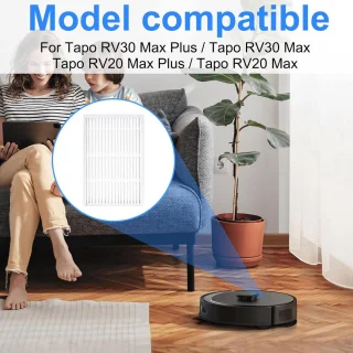 4x HEPA-filters voor robotstofzuiger