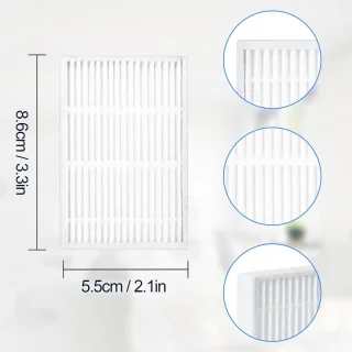 4x HEPA-filters voor robotstofzuiger