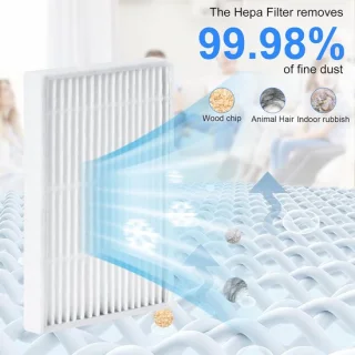 4x HEPA-filters voor robotstofzuiger