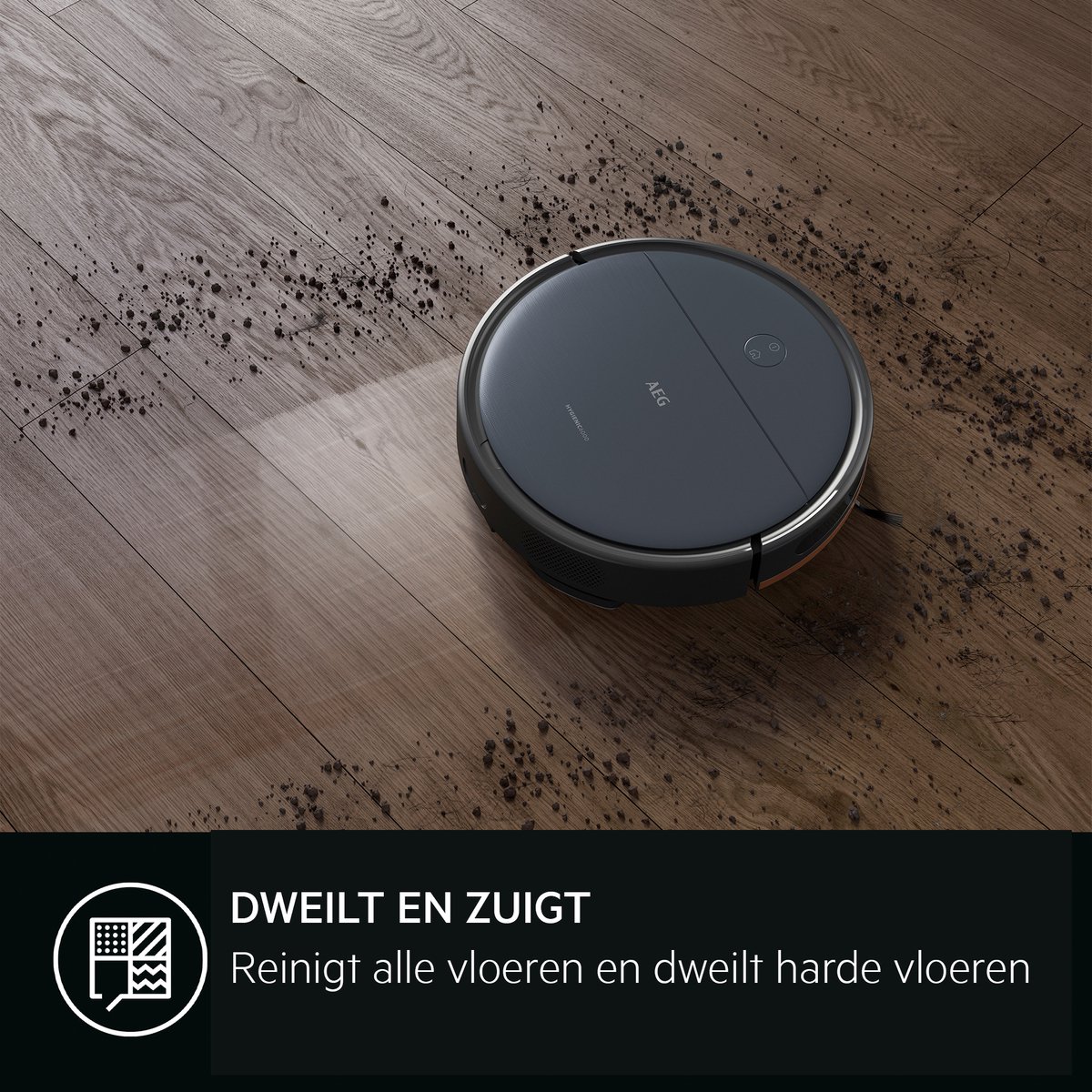 AEG AR61UW1DB Hygenic 6000 Robotstofzuiger