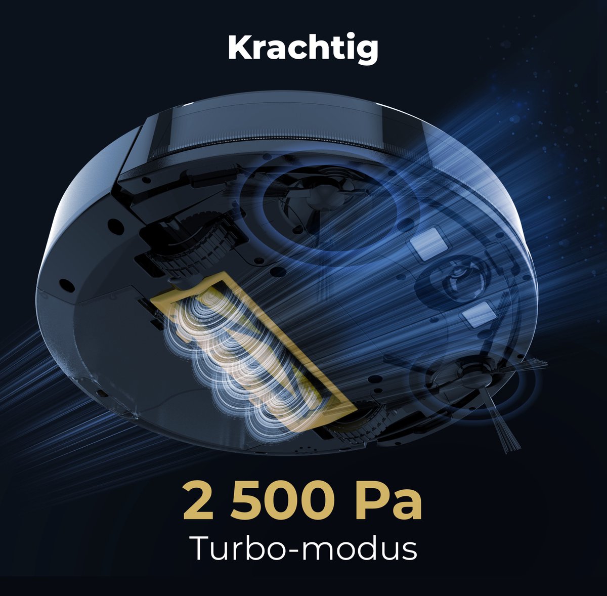 AENO RC3S Robotstofzuiger Zwart