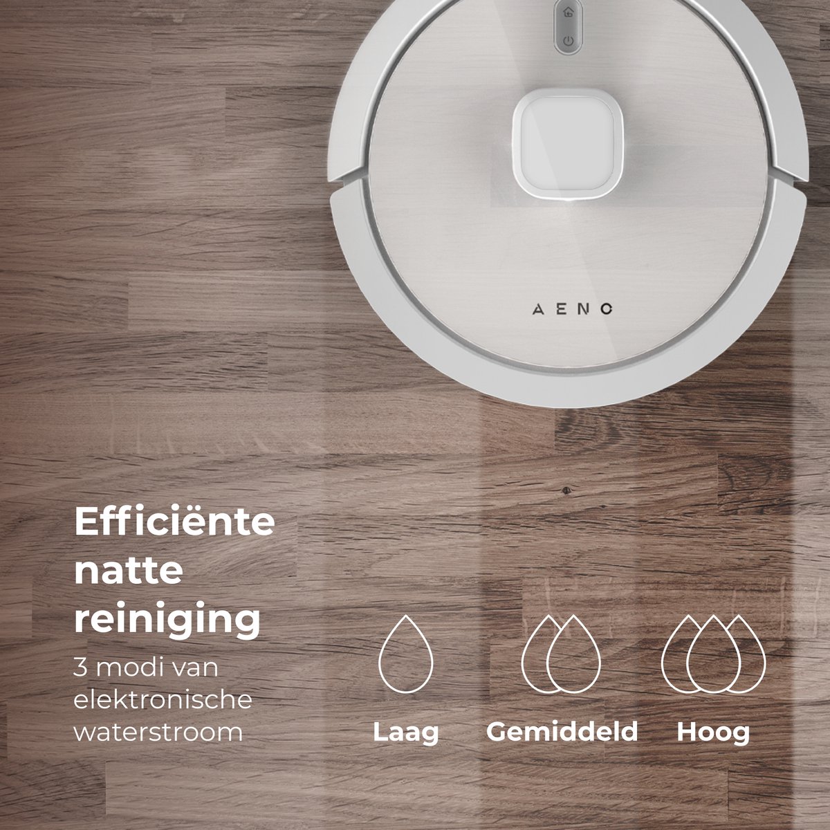 AENO RC4S Robotstofzuiger 2-in-1