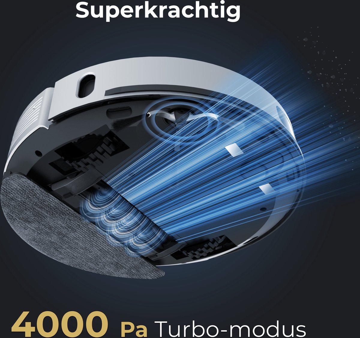 AENO RC4S Robotstofzuiger 2-in-1