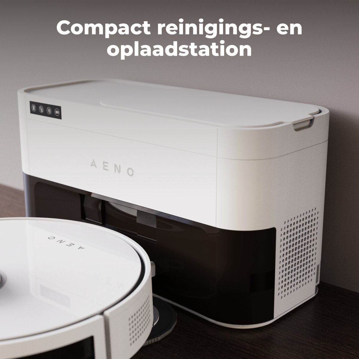 AENO RC6S Robotstofzuiger met Dweilfunctie Wit