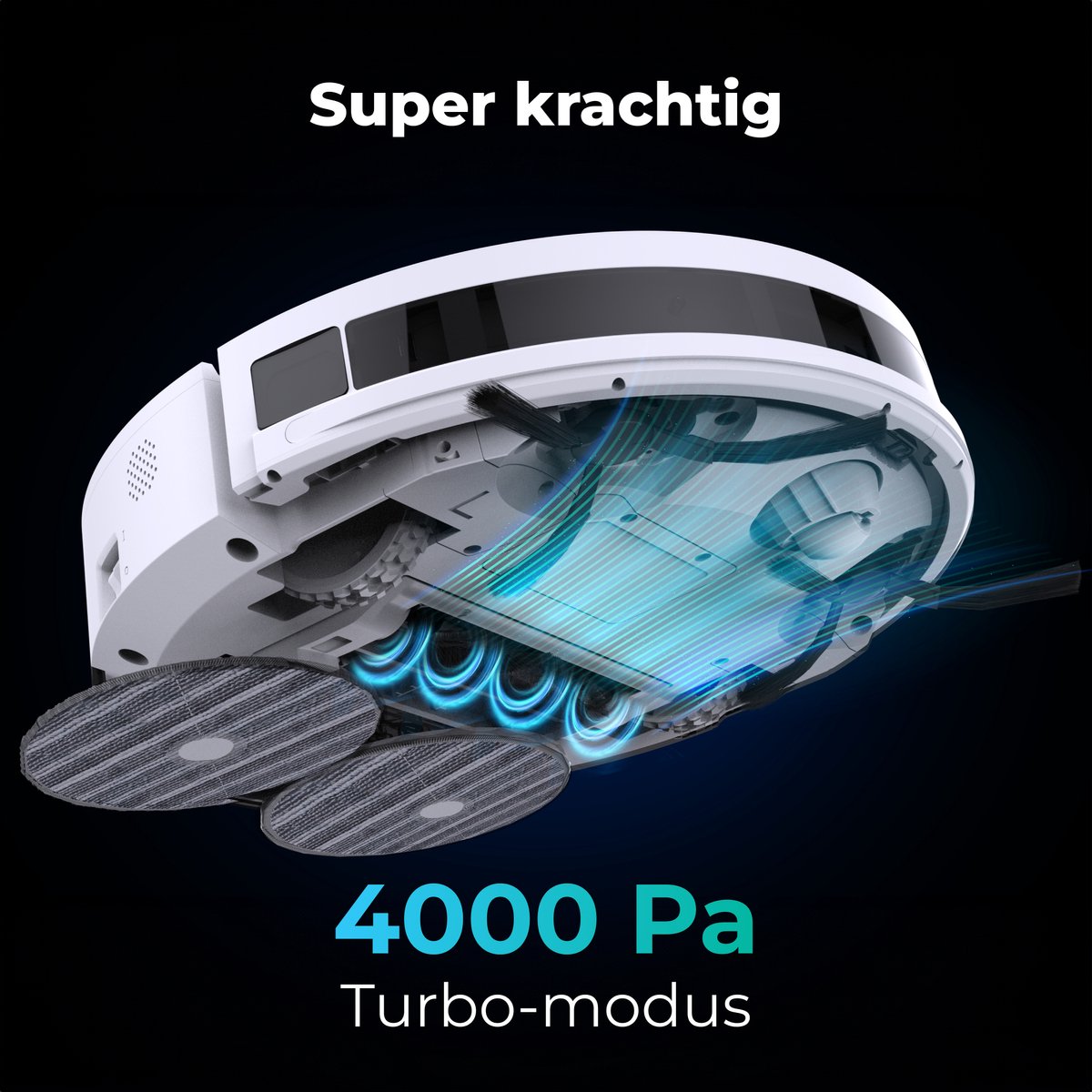 AENO RC6S Robotstofzuiger met Dweilfunctie Wit