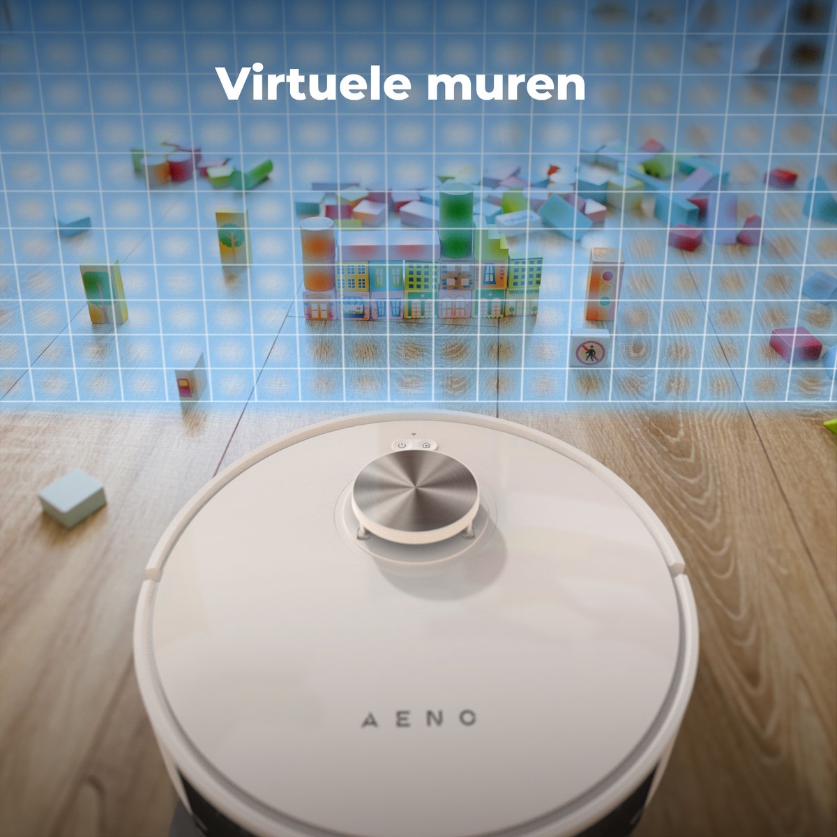 AENO RC6S Robotstofzuiger met Dweilfunctie Wit