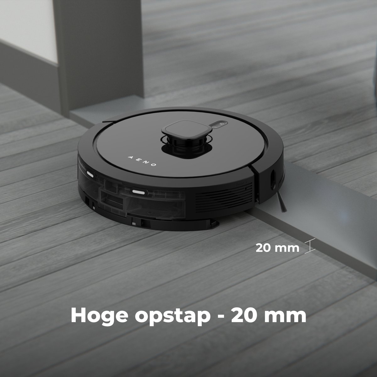 AENO RC7S Robotstofzuiger LiDAR Zwart