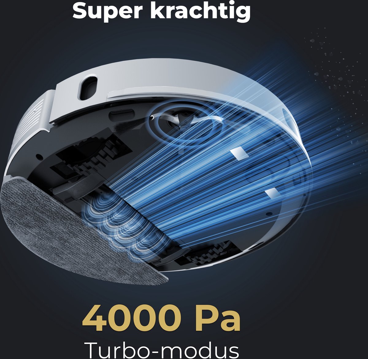 AENO RC8S Robotstofzuiger Wit