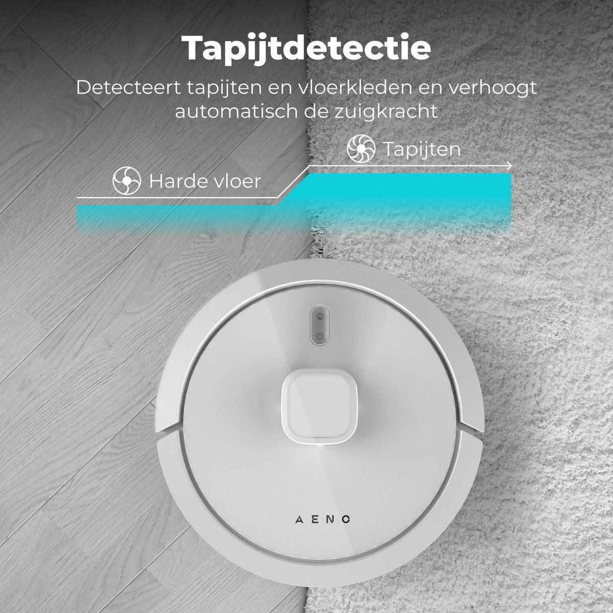 AENO RC8S Robotstofzuiger Wit