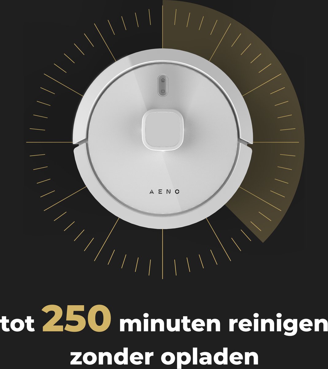 AENO RC8S Robotstofzuiger Wit