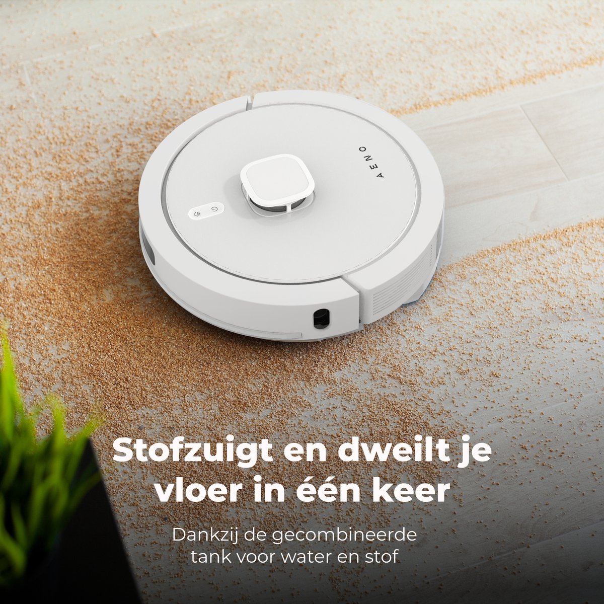 AENO RC8S Robotstofzuiger Wit