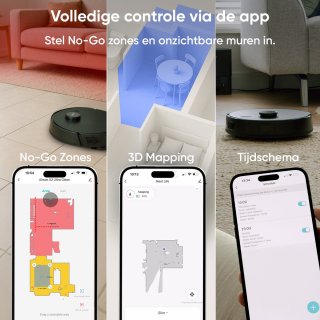 Airson X2 Ultra Clean Robotstofzuiger Zwart