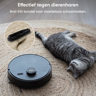 Airson X2 Ultra Clean Robotstofzuiger Zwart