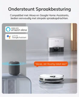 Aiverig® Robotstofzuiger en Dweilrobot
