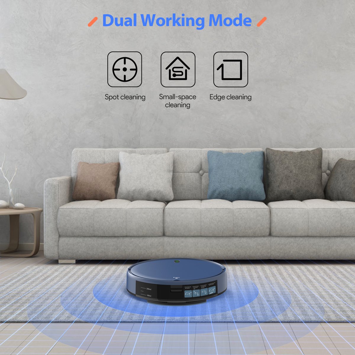 alexa Robotstofzuiger met Dweilfunctie en Laadstation