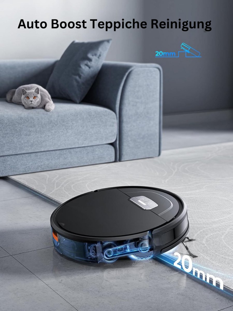 ApexArte Robotstofzuiger met Dweilfunctie