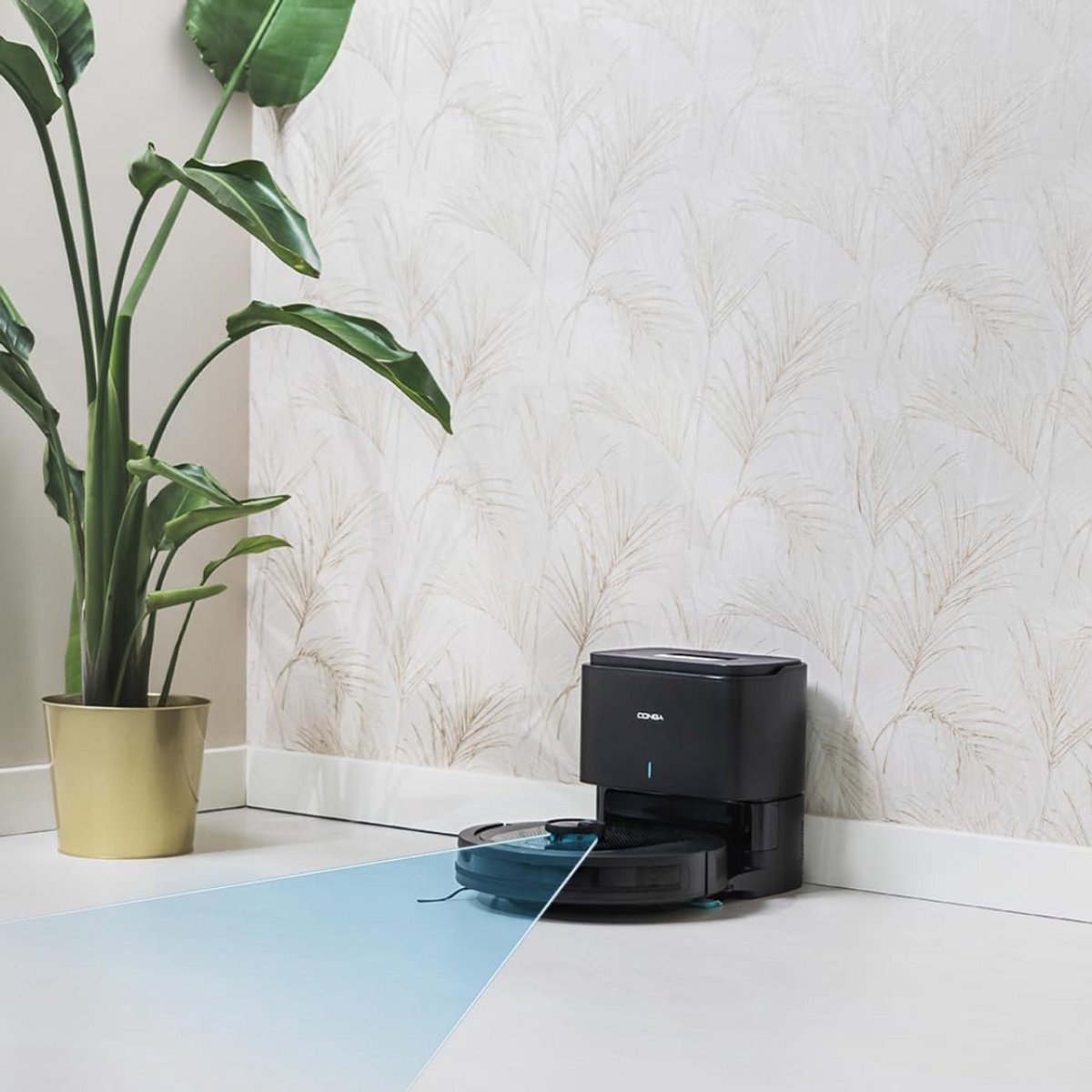 ApexArte Robotstofzuiger met Laadstation Zwart