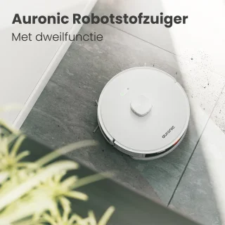 Auronic Robotstofzuiger Dweilrobot Wit