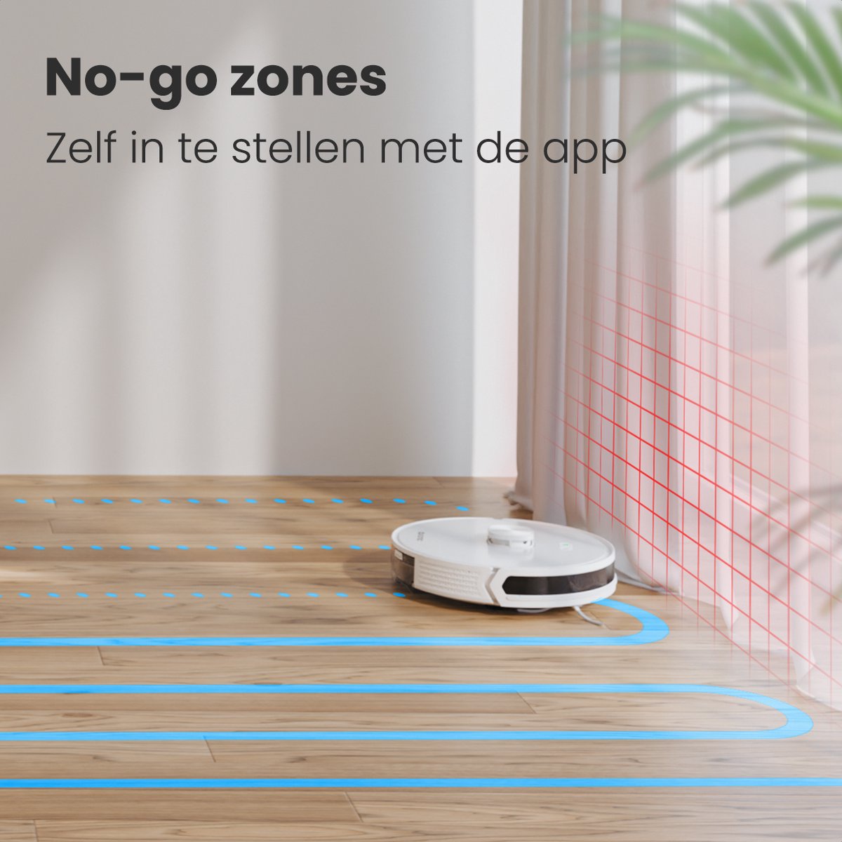 Auronic Robotstofzuiger Dweilrobot Wit