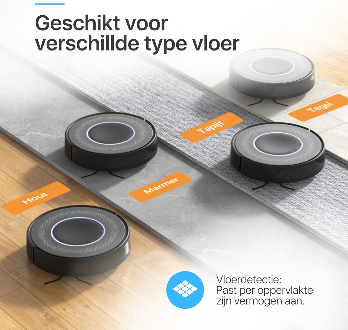 Avalect CleanMate Robotstofzuiger met dweilfunctie zwart