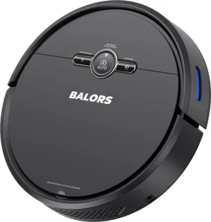 BALORS Robotstofzuiger met laadstation en dweilfunctie zwart