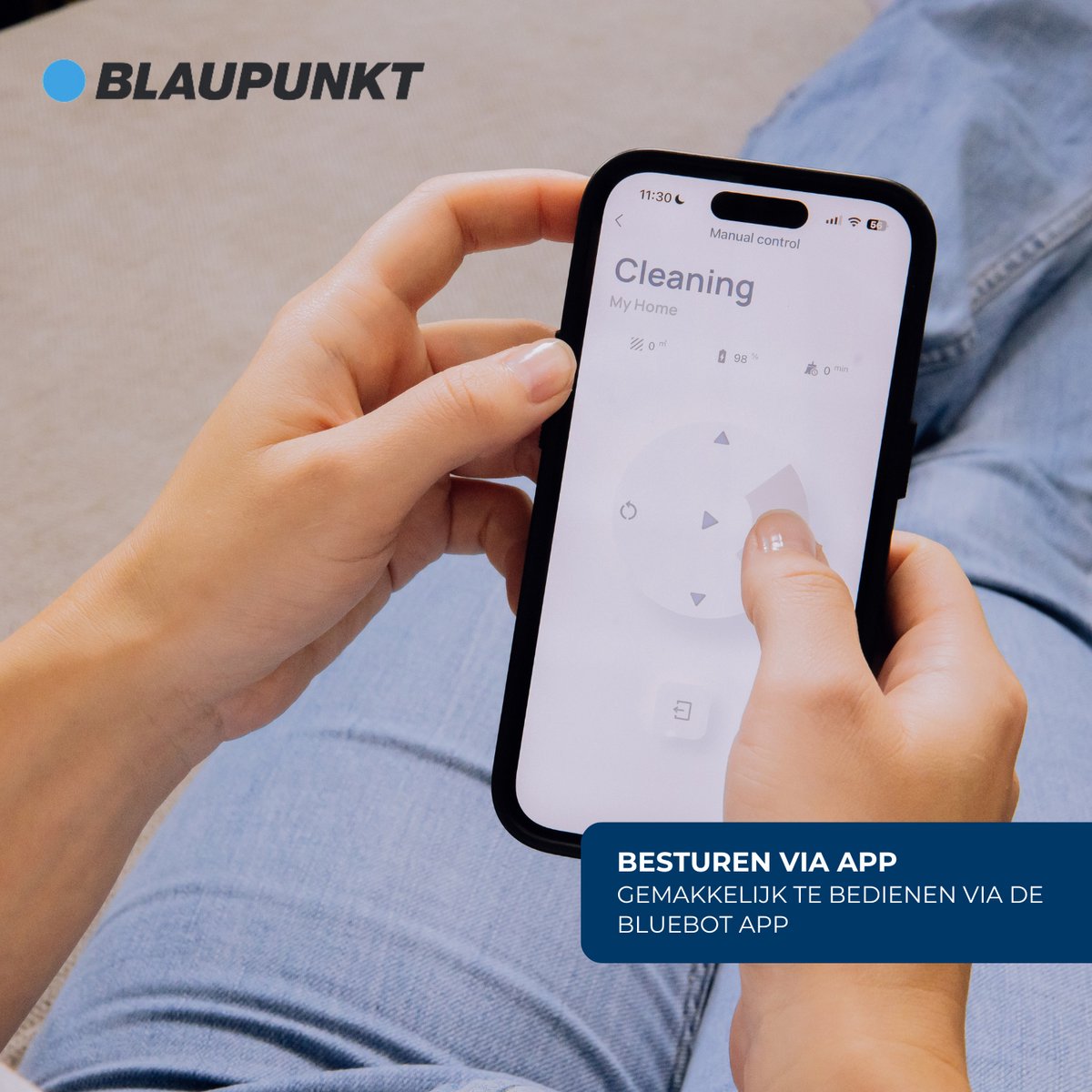 Blaupunkt Bluebot XBOOST BPK-VCBB1XB Robotstofzuiger