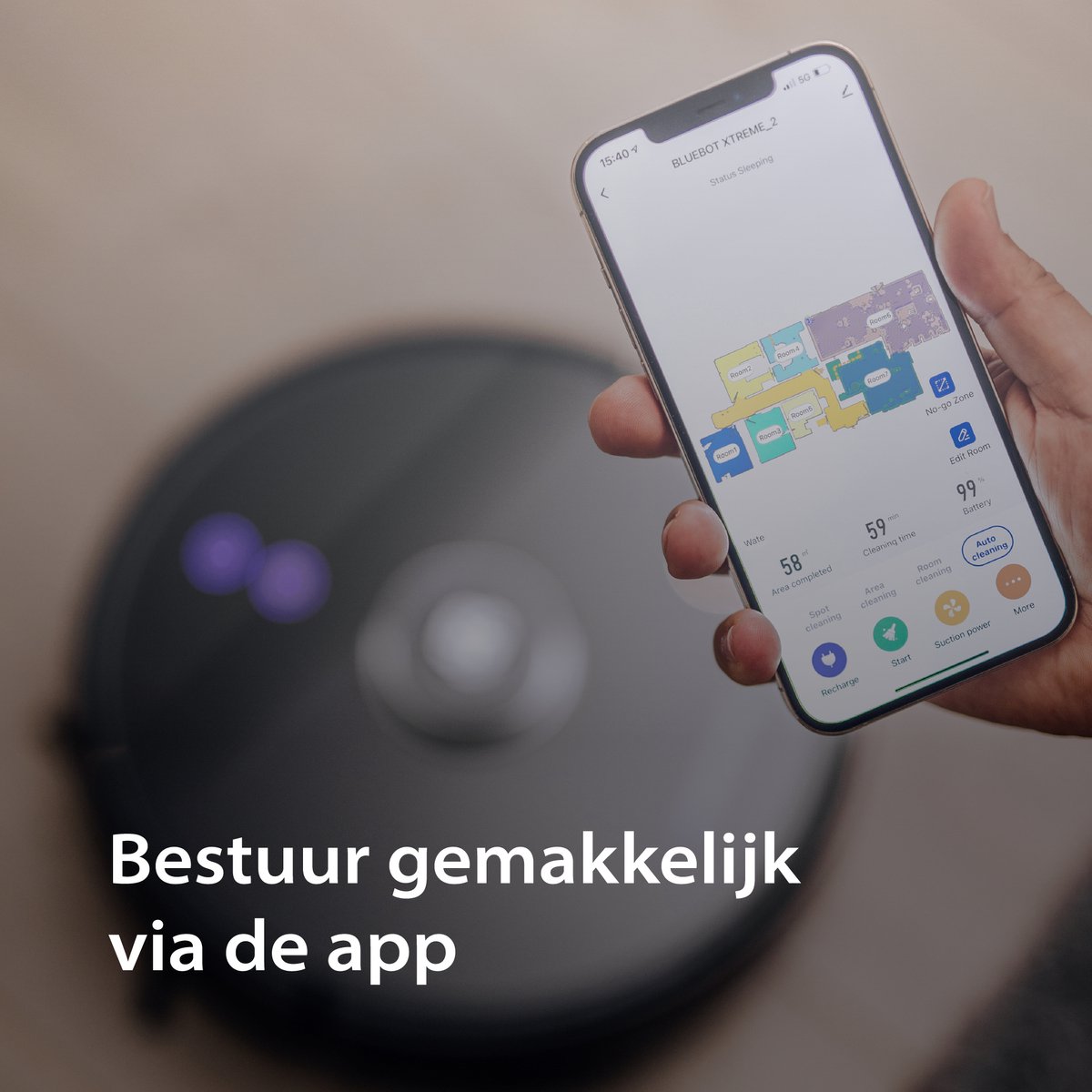 Blaupunkt Bluebot XTREME Robotstofzuiger met Dweilfunctie