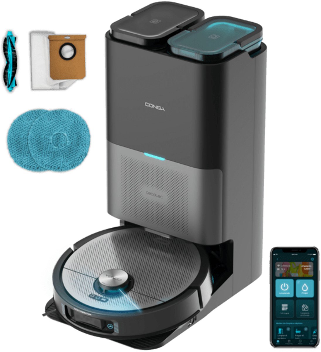 Cecotec Conga ProAI Infinity Robotstofzuiger