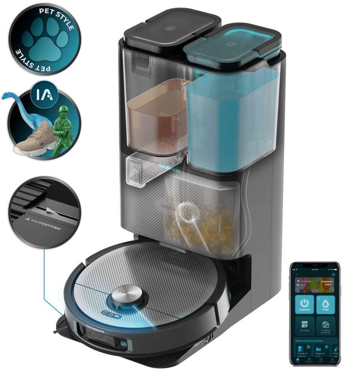 Cecotec Conga ProAI Infinity Robotstofzuiger