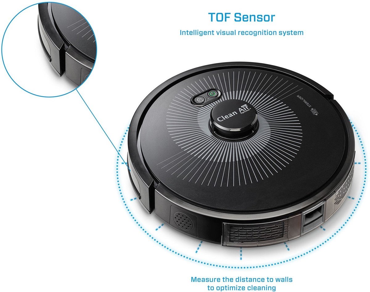 Clean Air Optima RVC-001B Smart Robotstofzuiger