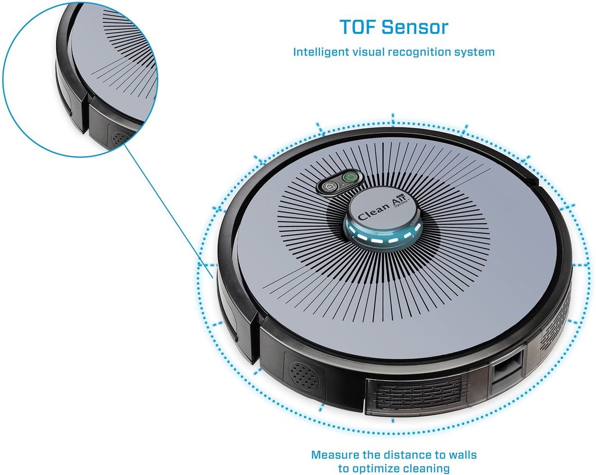 Clean Air Optima RVC-001G Smart Robotstofzuiger