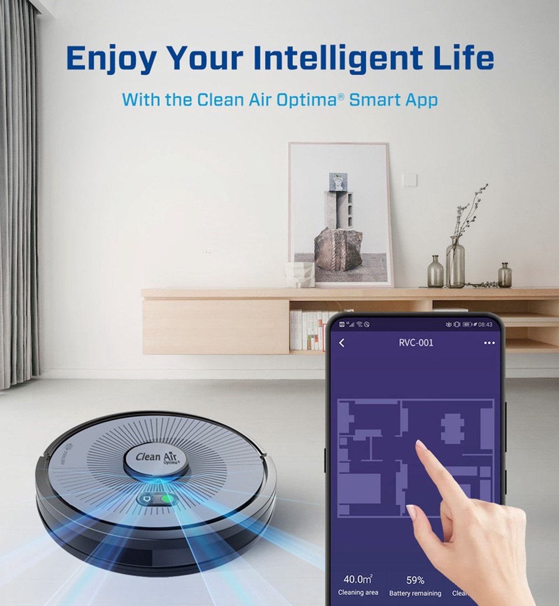 Clean Air Optima RVC-001G Smart Robotstofzuiger