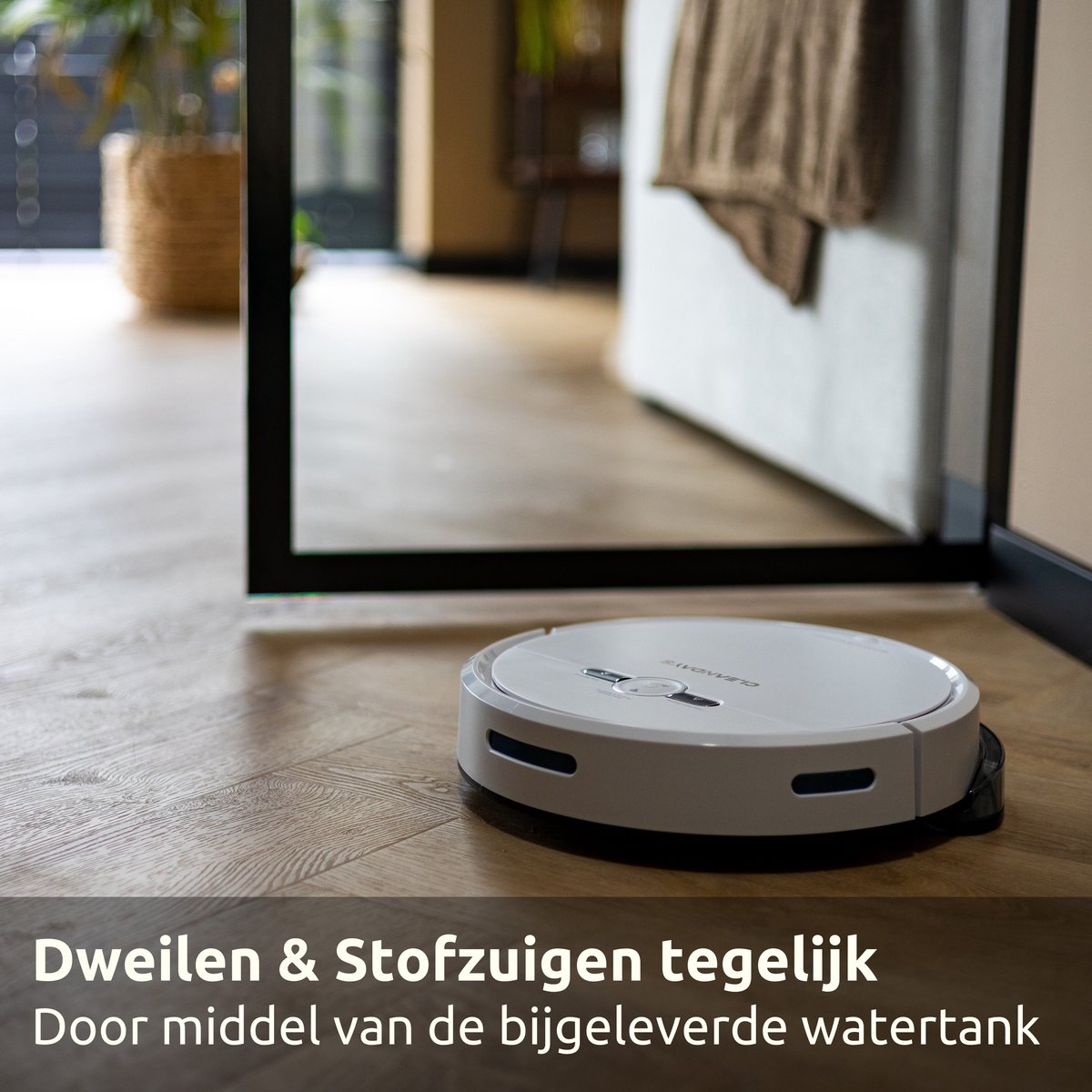 CleanDays D2-001 Robotstofzuiger met dweilfunctie