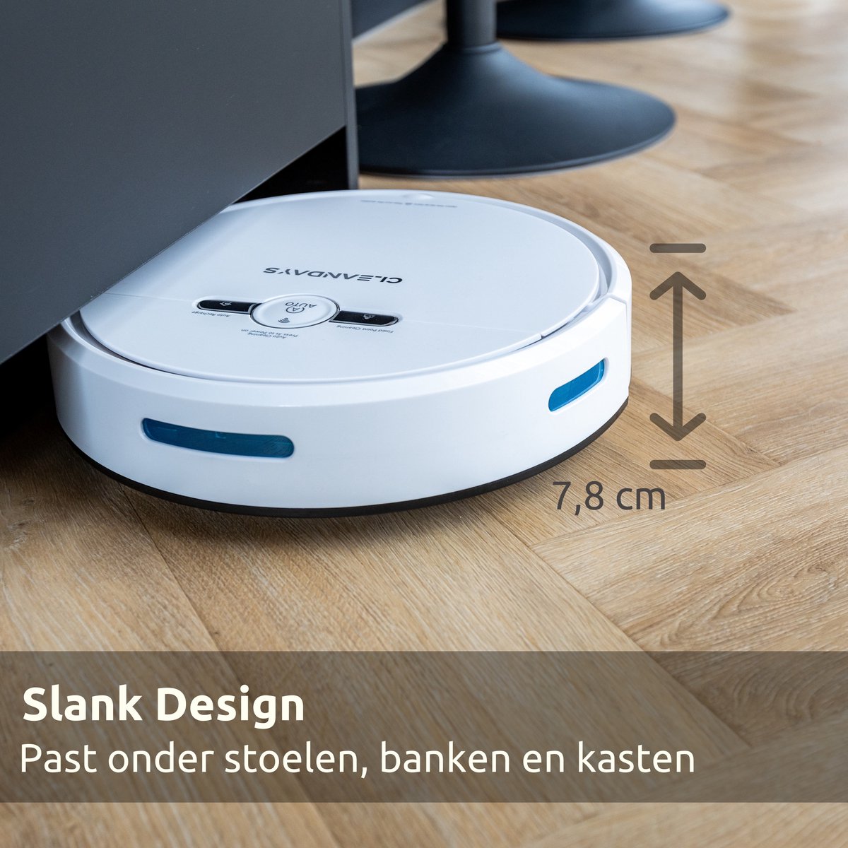 CleanDays D2-001 Robotstofzuiger met dweilfunctie