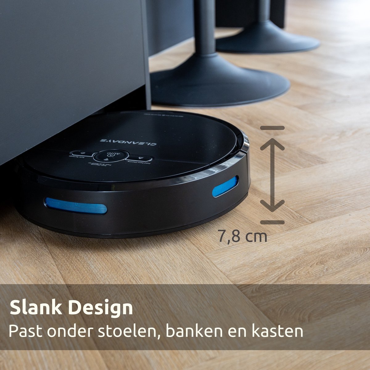 CleanDays D2-001 Robotstofzuiger met dweilfunctie