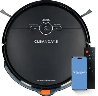 CleanDays D2-001 Robotstofzuiger met dweilfunctie