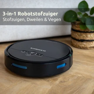 CleanDays D2-001 Robotstofzuiger met dweilfunctie