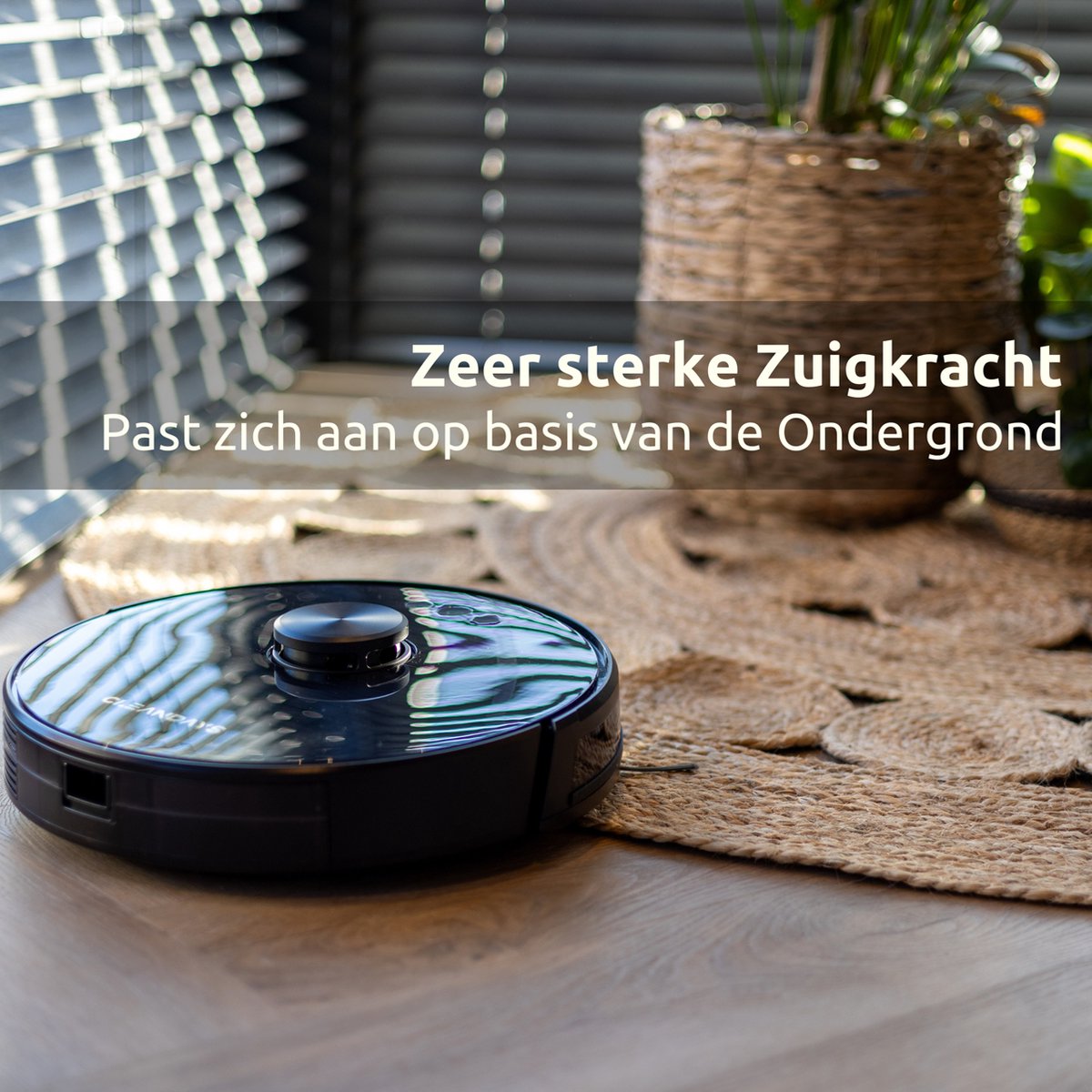 CleanDays XR-500 Lidar Robotstofzuiger met Dweilfunctie