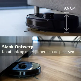 CleanDays XR-500 Lidar Robotstofzuiger met Dweilfunctie