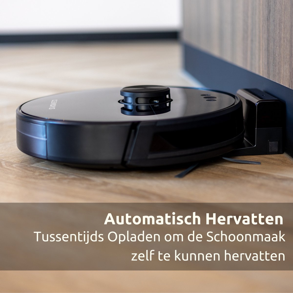 CleanDays XR-500 Lidar Robotstofzuiger met Dweilfunctie