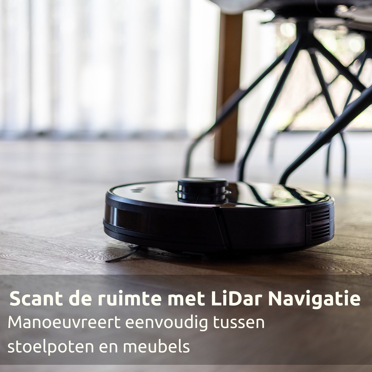 CleanDays XR-500 Lidar Robotstofzuiger met Dweilfunctie
