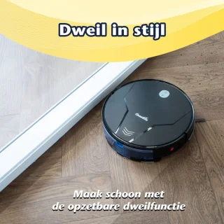 CleanRite Robotstofzuiger met Dweilfunctie en Laadstation
