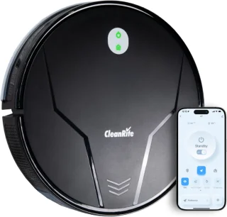 CleanRite Robotstofzuiger met Dweilfunctie en Laadstation