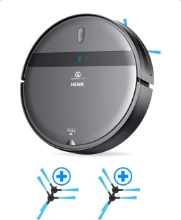 CleanWise Henk Robotstofzuiger met Dweilfunctie en 4 Zijborstels